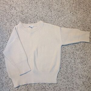 Cropped 3/4 sleeve sweater